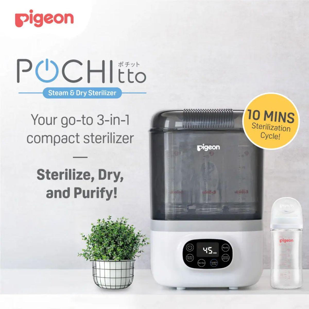 Pigeon Pochitto Steam & Dry Sterilizer | Mothercare SG